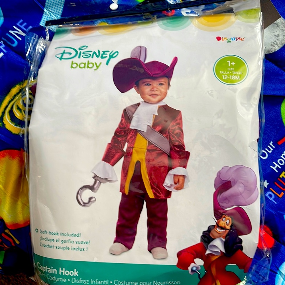 Disney baby Captain Hook costume 12-18 months